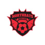 North bats Tournament Soccer logo template